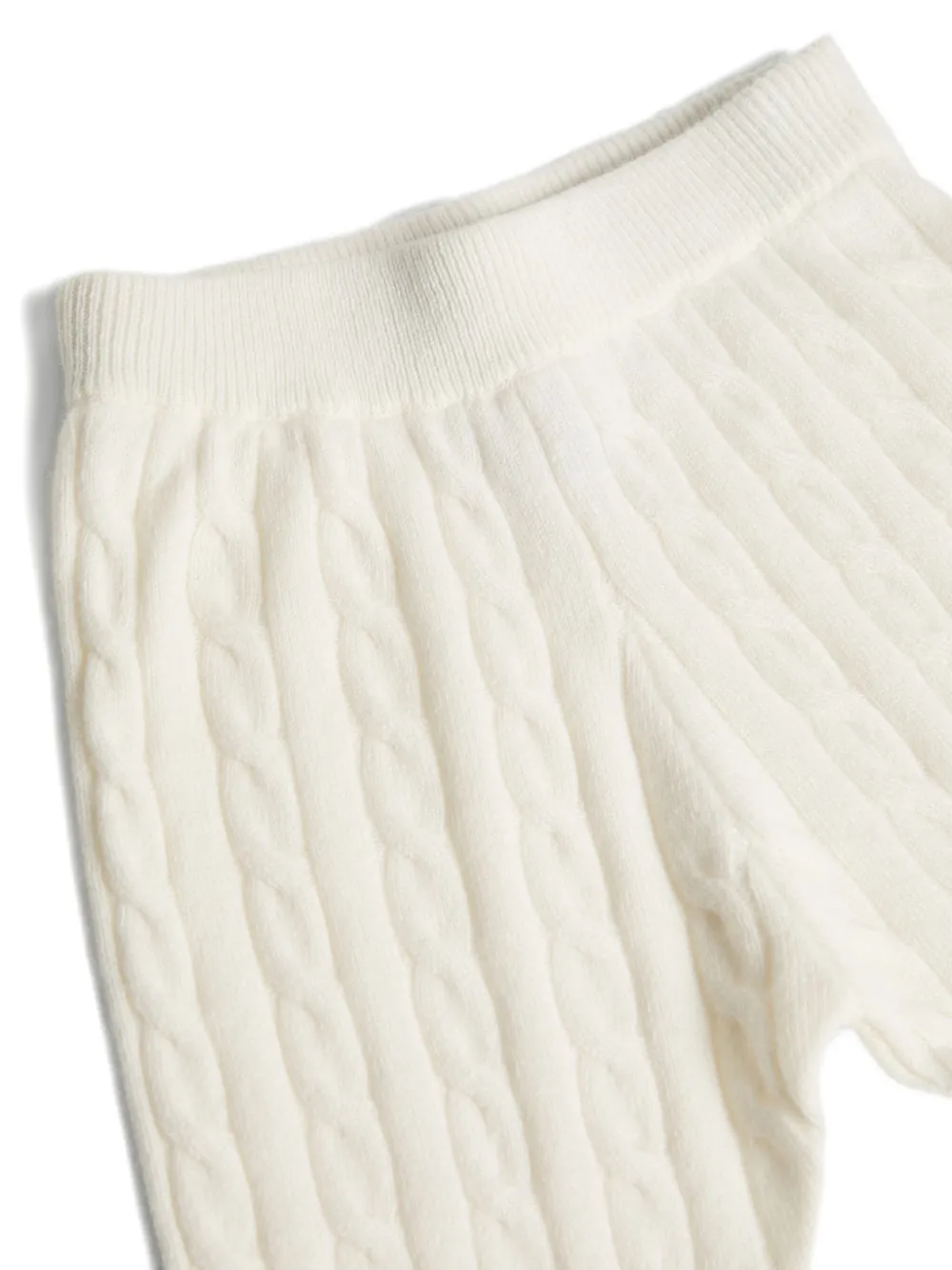 Brunello Cucinelli Kids cable-knit trousers Wit