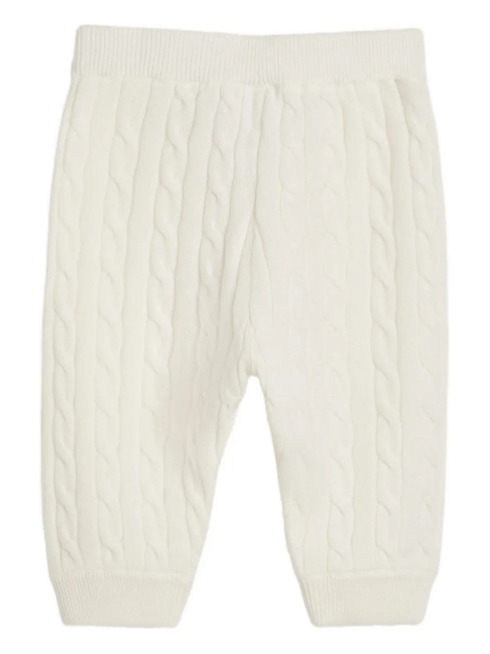 Brunello Cucinelli Kids cable-knit trousers Wit