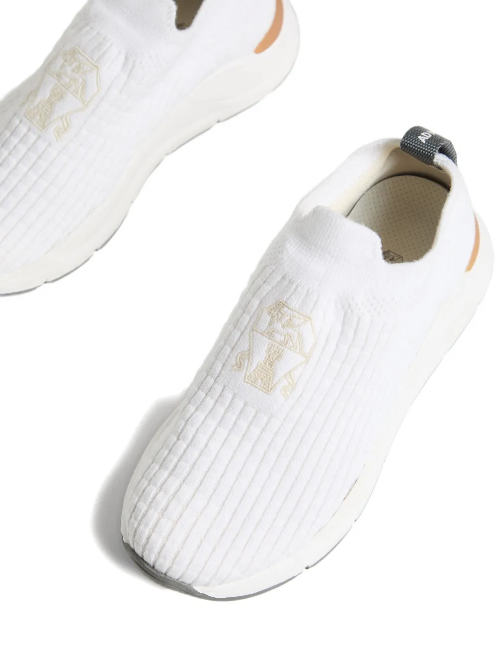 Brunello Cucinelli Kids Slip-on sneakers Wit