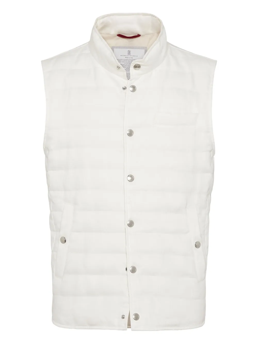 Brunello Cucinelli gilet à design matelassé | blanc | Image 1