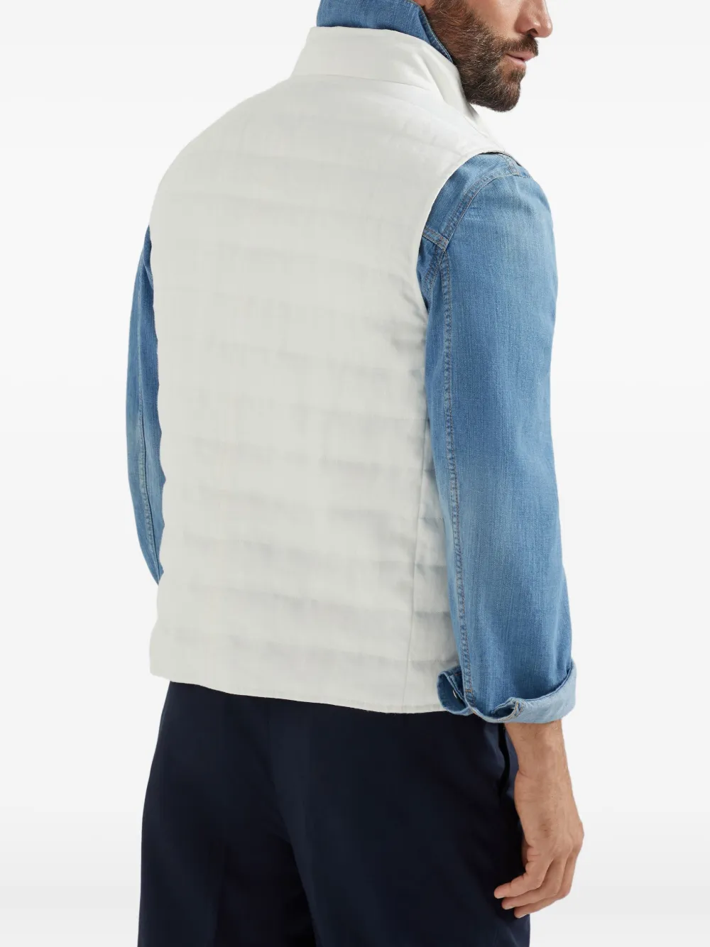 Brunello Cucinelli Bodywarmer Wit