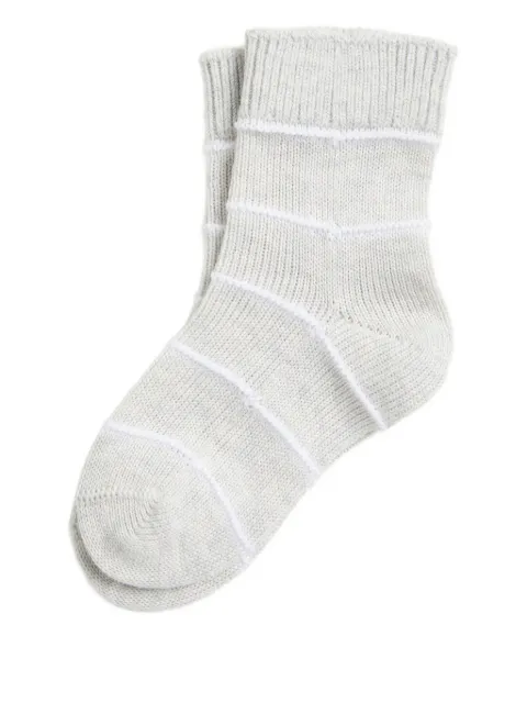 Brunello Cucinelli Kids striped cotton socks