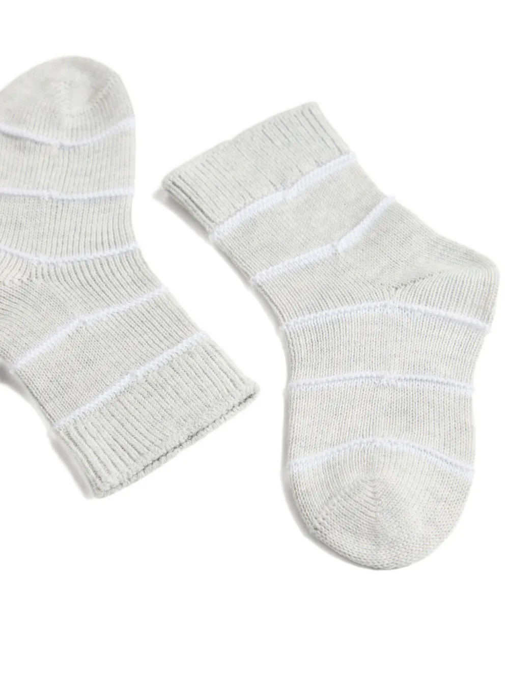Brunello Cucinelli Kids striped cotton socks | Baby Girl Accessories | Image 2