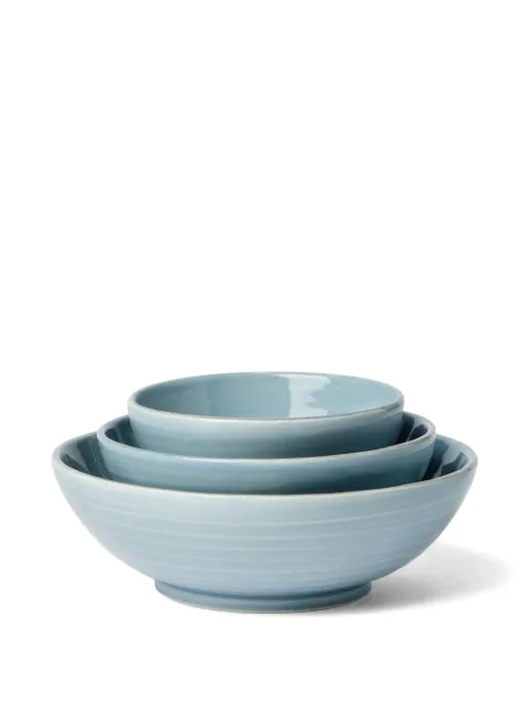 Brunello Cucinelli set de bowls con logo en relieve