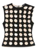 A.W.A.K.E. Mode Layered Holes top - Black