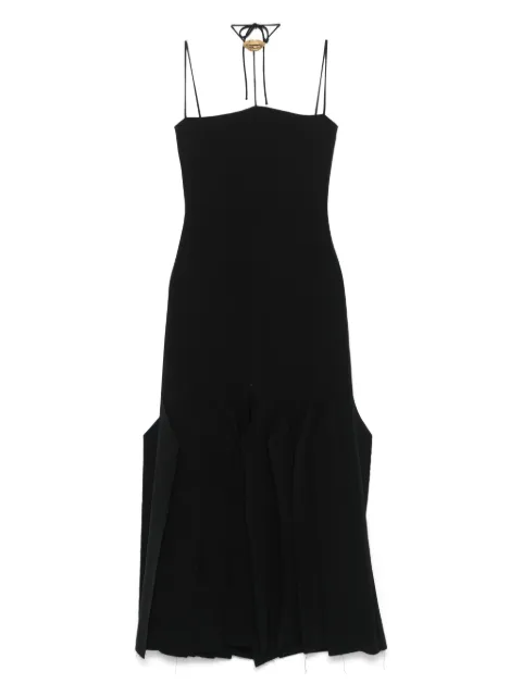 A.W.A.K.E. Mode Lip Choker midi dress