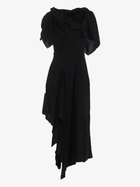 Yohji Yamamoto lace-up dress