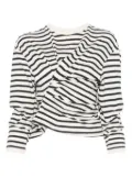 A.W.A.K.E. Mode striped top - White