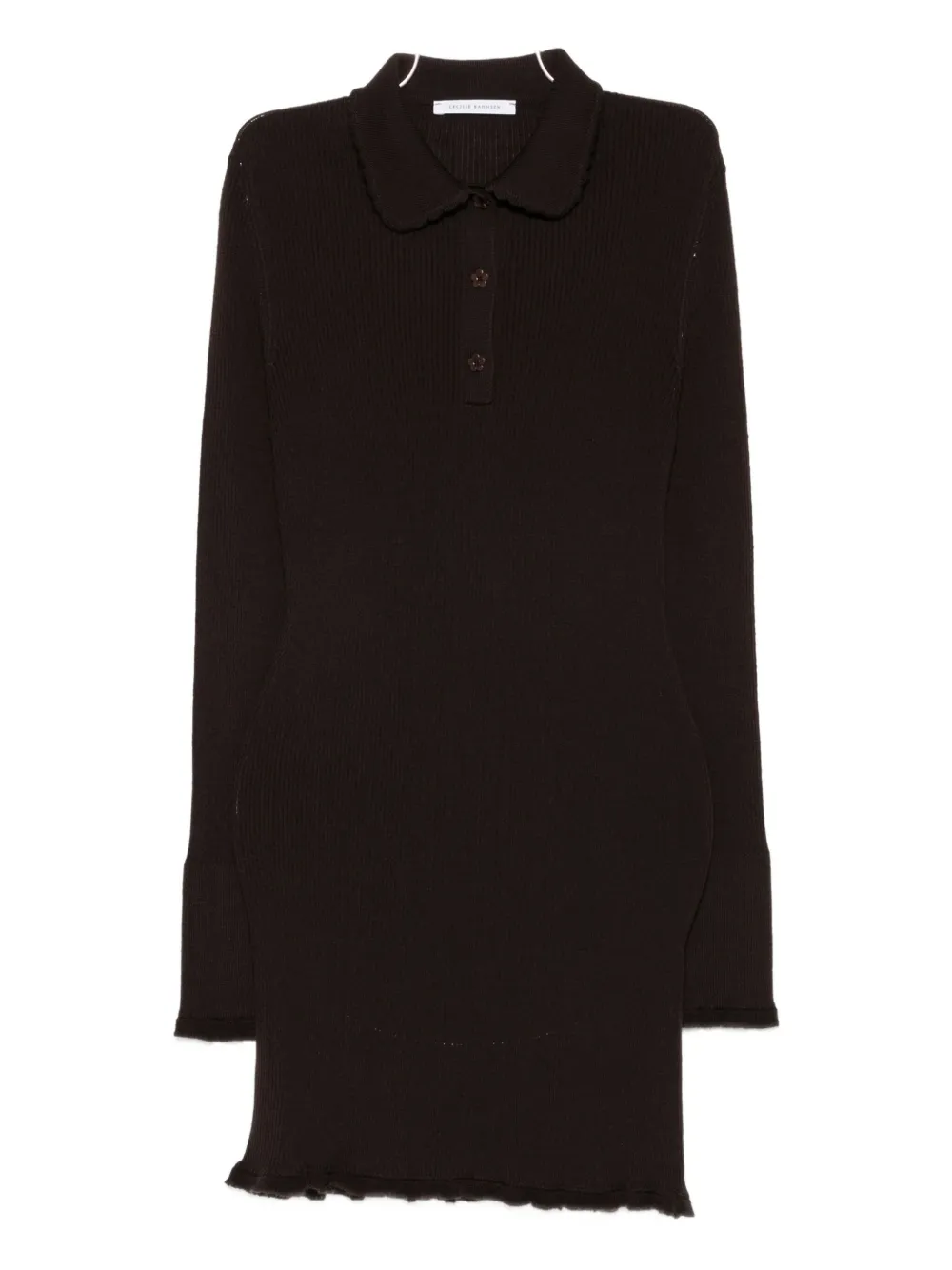 Cecilie Bahnsen Botka mini dress Bruin