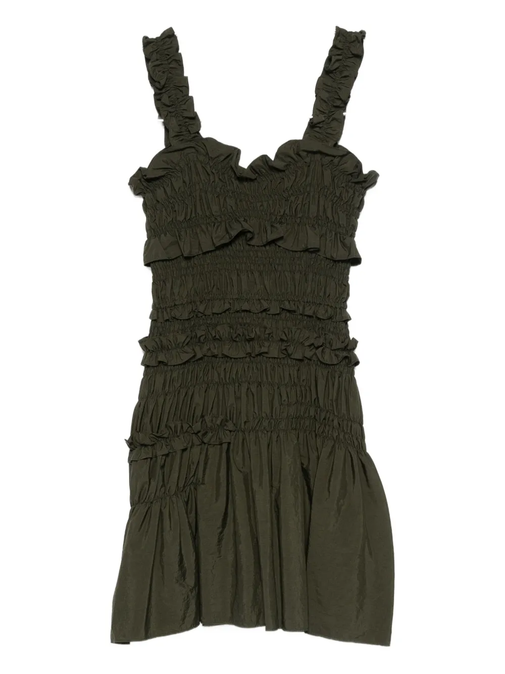 Cecilie Bahnsen Oona mini dress Groen