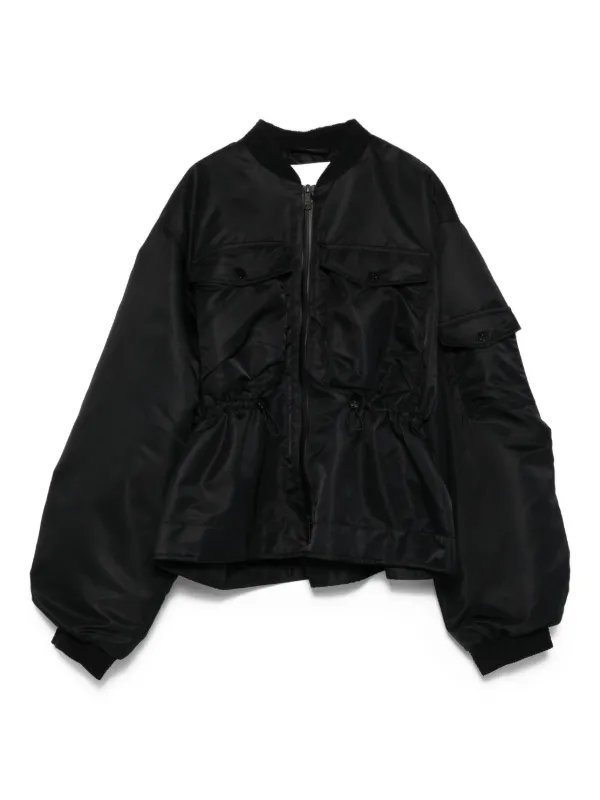 CECILIE BAHNSEN バーディー パッド入り ボンバー ジャケット Cecilie Bahnsen Birdie ボンバージャケット | ブラック