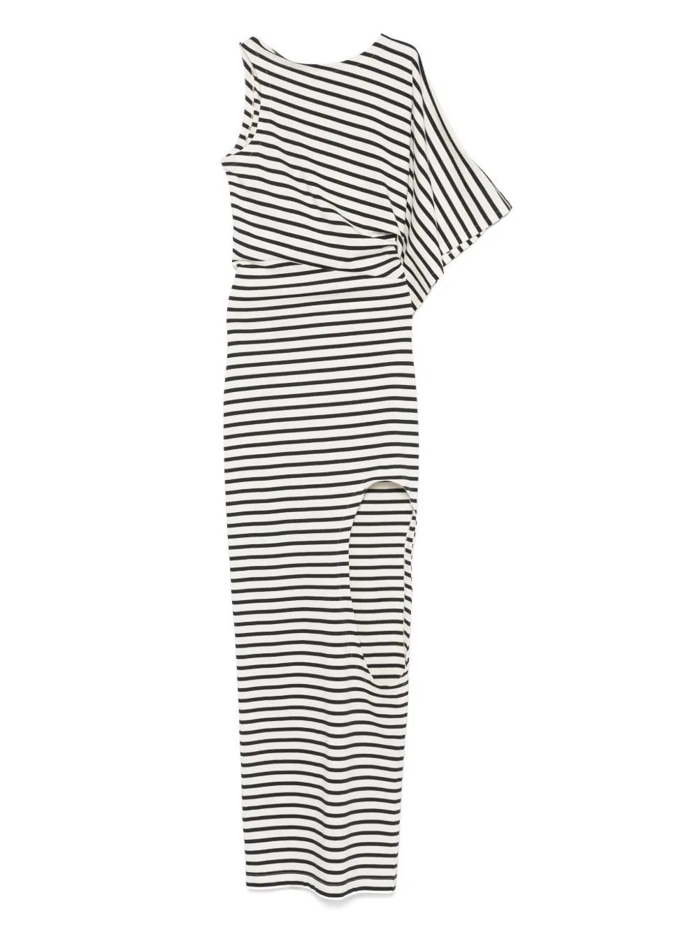 A.W.A.K.E. Mode jersey midi dress - ニュートラル A.W.A.K.E. Mode jersey midi dress - ニュートラル