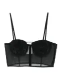 Cecilie Bahnsen Anya bustier top - Black