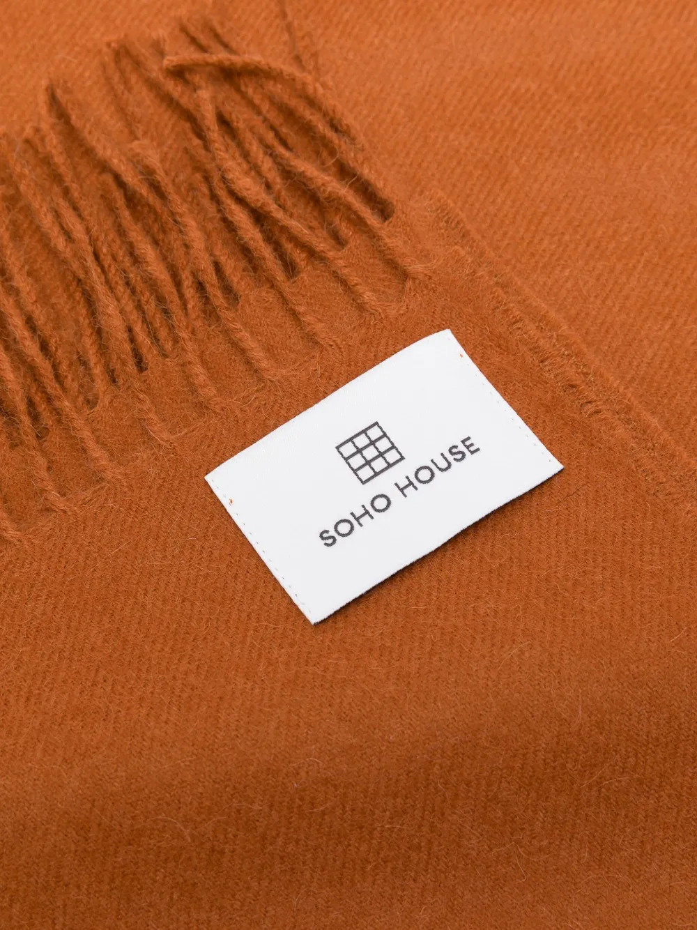 Soho Home Maria throw (180cm x 130cm) - Oranje