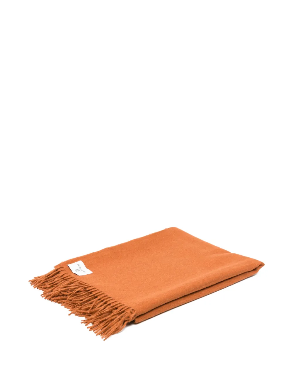 Soho Home Maria throw (180cm x 130cm) | Orange | Image 1