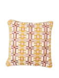 Soho Home Jasper jacquard cushion - Yellow