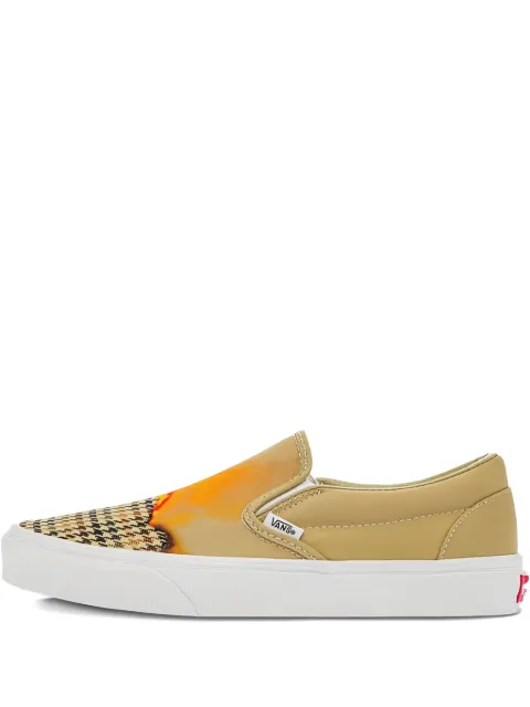 Vans houndstooth-print "Yellow" sneakers