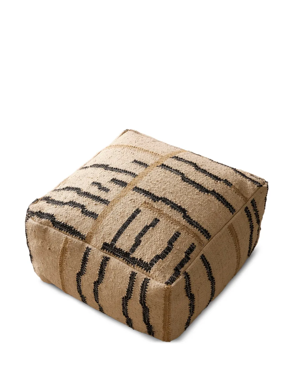 Soho Home Mallaig Patterned Floor Cushion In Neutral