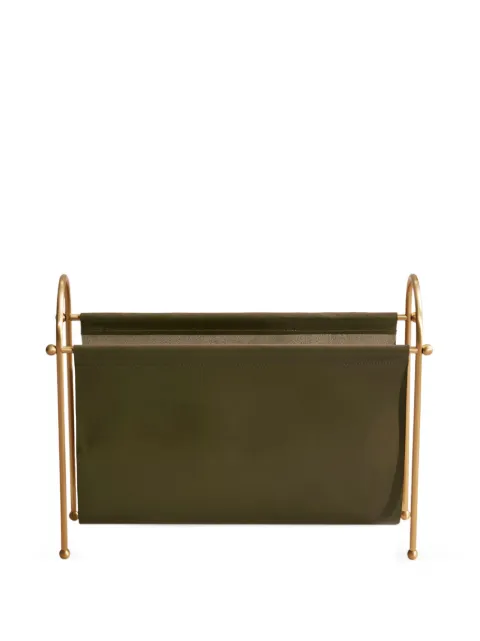 Soho Home Meard leather magazine rack