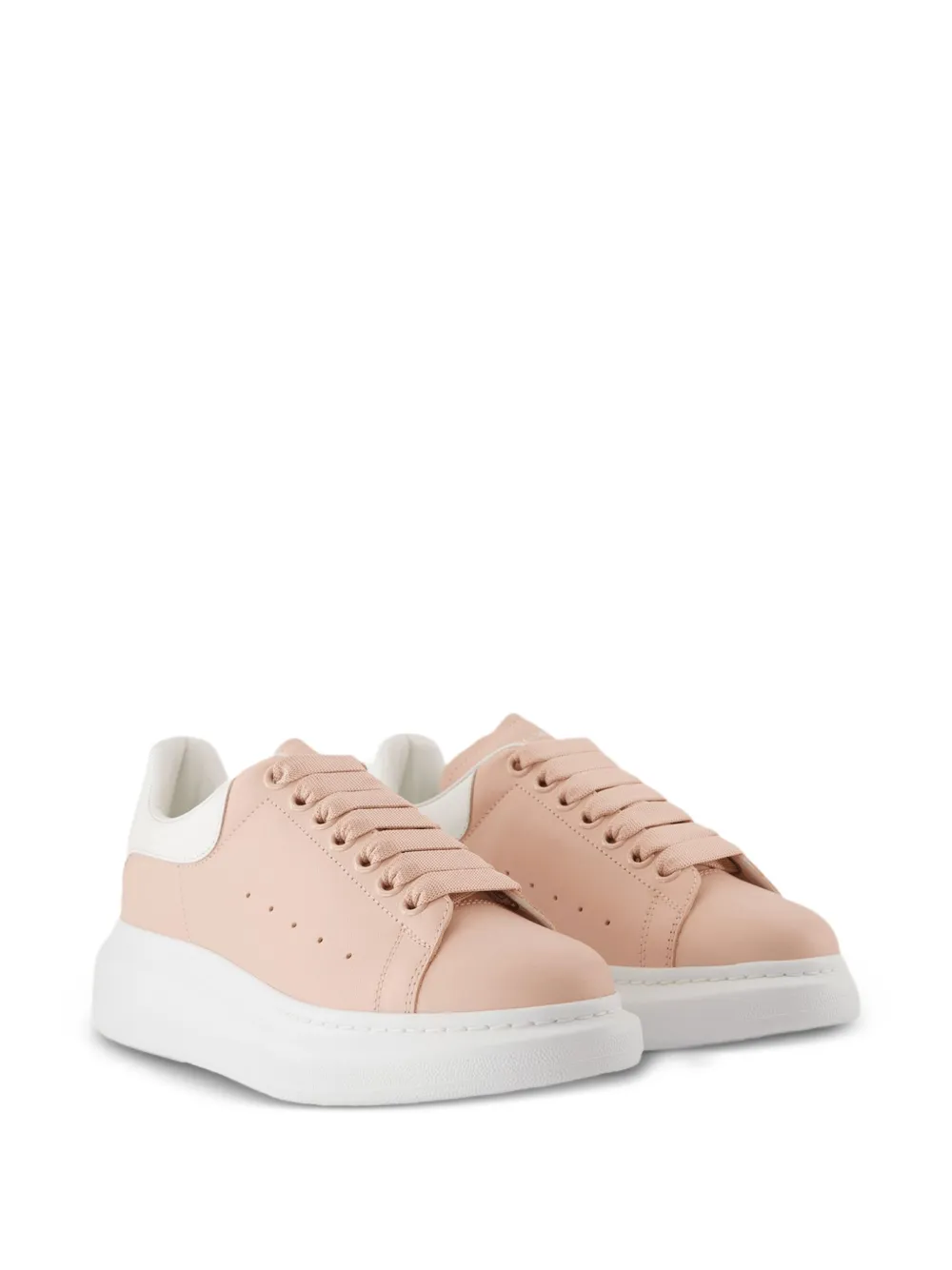 Alexander McQueen leather sneakers Pink