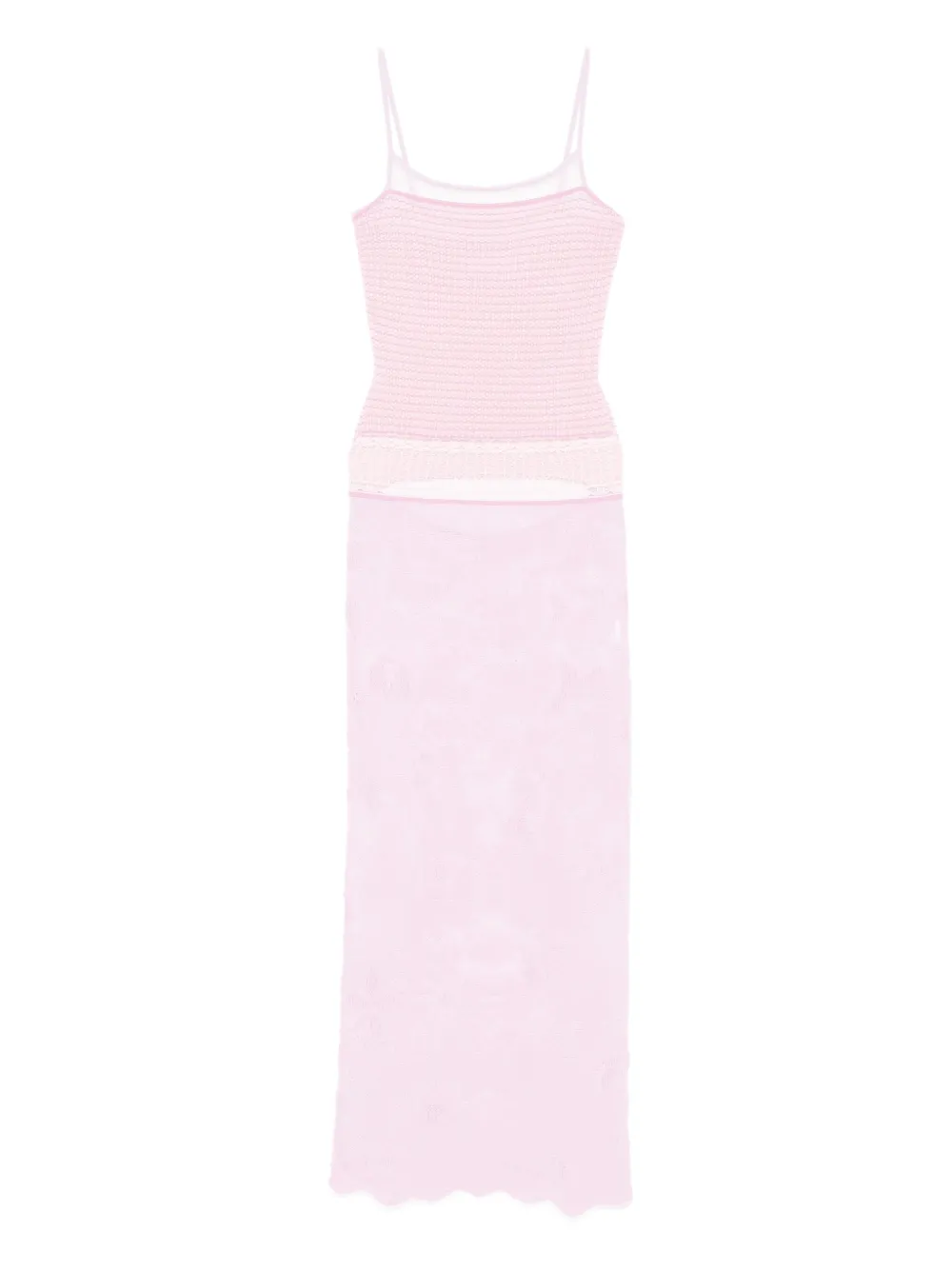 Roberta Einer Gebreide maxi-jurk Roze