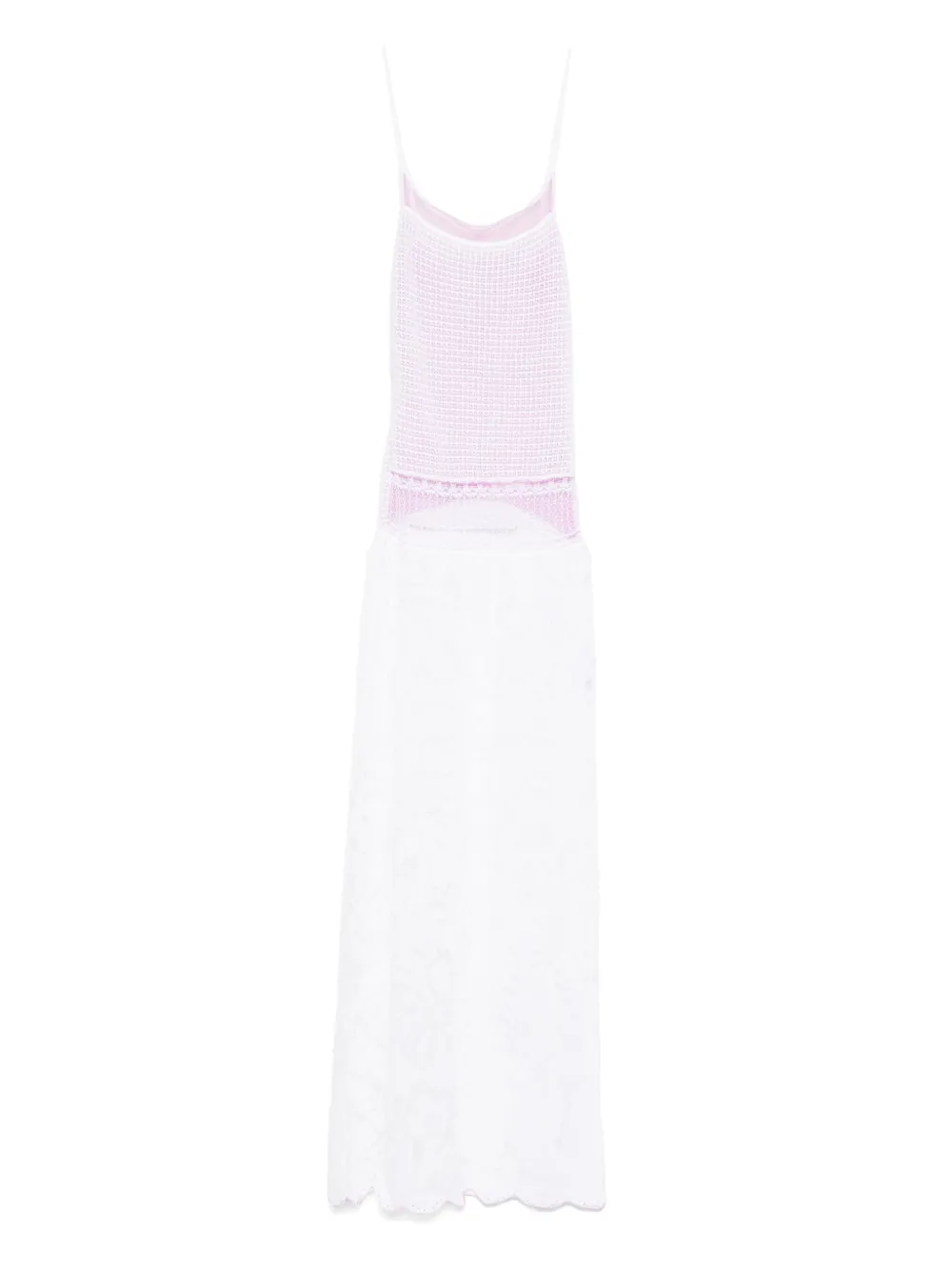Roberta Einer Delicate maxi-jurk Wit