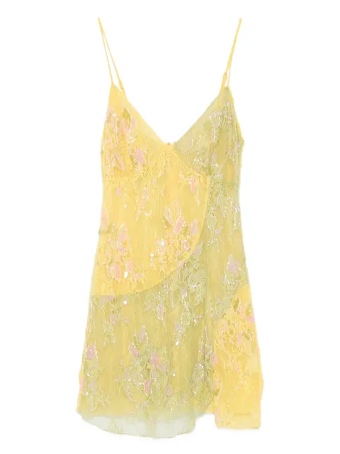 Roberta Einer embellished spaghetti-strap dress