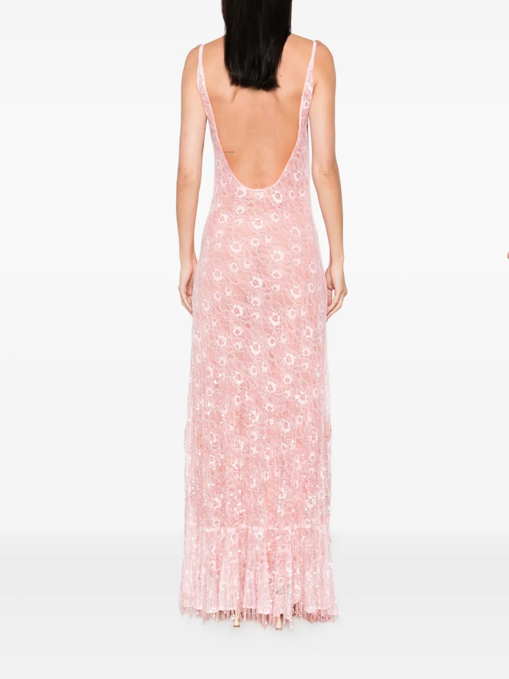 Roberta Einer Anita maxi-jurk Roze