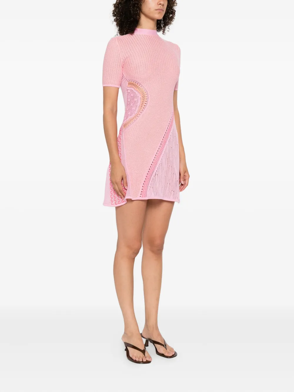 Roberta Einer Chiara mini-jurk Roze