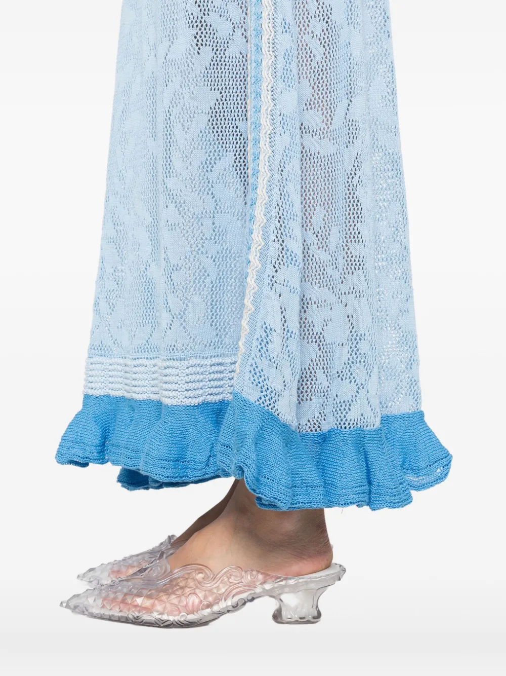 Roberta Einer Cielo maxi-jurk Blauw