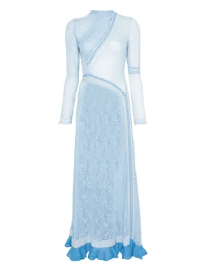 Roberta Einer Bianca one-shoulder open-back Maxi Dress | White | FARFETCH