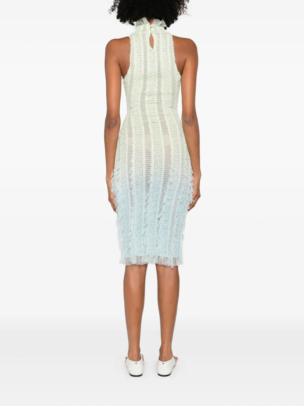 Roberta Einer Angel midi-jurk Groen