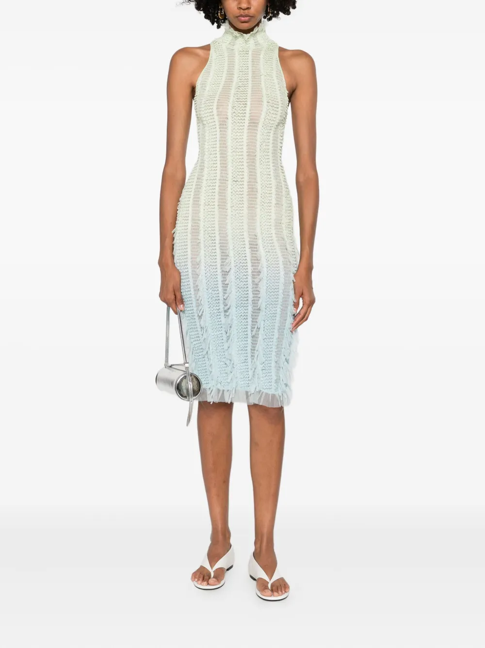 Roberta Einer Angel midi dress - Groen