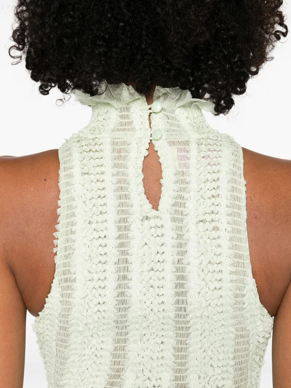 Roberta Einer Angel midi-jurk Groen