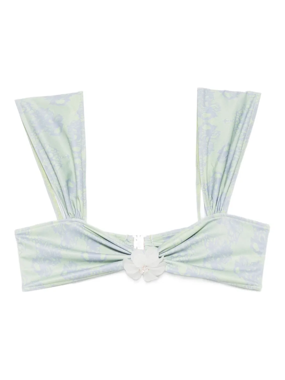 Roberta Einer Bikinitop met print Groen