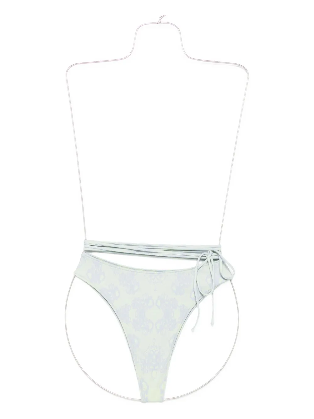 Roberta Einer strap-detail bikini bottoms | Green | Image 1