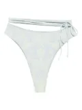 Roberta Einer x Kiss ‘n Thrill Sienna strap-detail bikini bottoms - Green