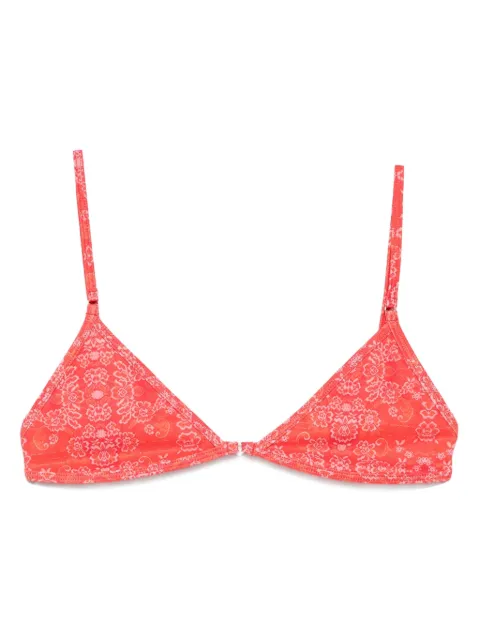 Roberta Einer x Kiss ‘n Thrill Frida floral-print triangle bikini top
