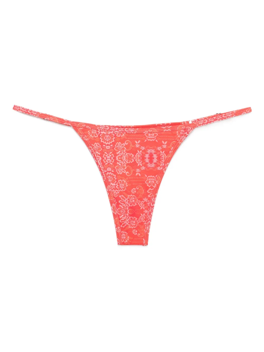 Roberta Einer Bikinibroek met bloemenprint Rood