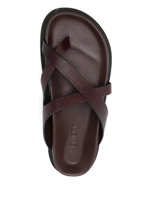 【A.EMERY】 A.EMERY Claude Flat Sandals | Red | FARFETCH PL
