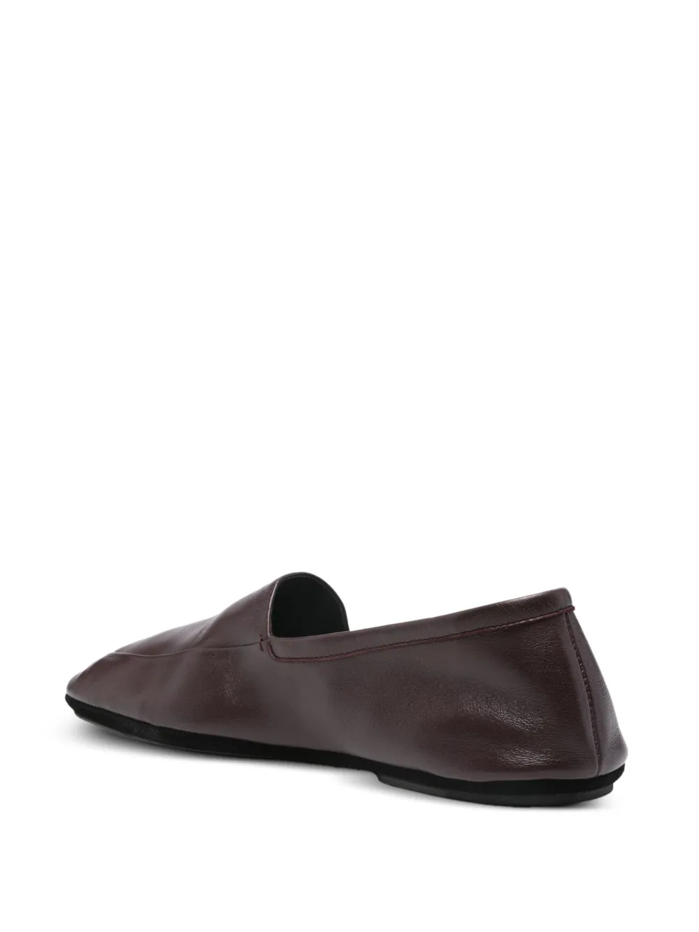 LEMAIRE nappa-leather indoor slippers Paars