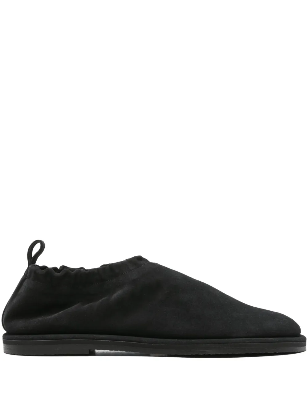 Studio Nicholson mocassins Korine en daim | noir | Image 1