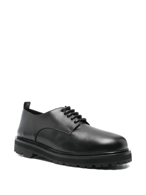 Studio Nicholson Jackson Leather Oxford Shoes | Black | FARFETCH