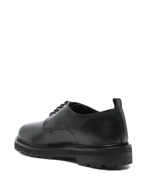 Studio Nicholson Jackson Leather Oxford Shoes | Black | FARFETCH