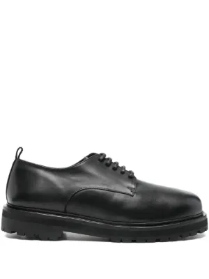 Alexander McQueen skull-embossed Derby Shoes | Black | FARFETCH