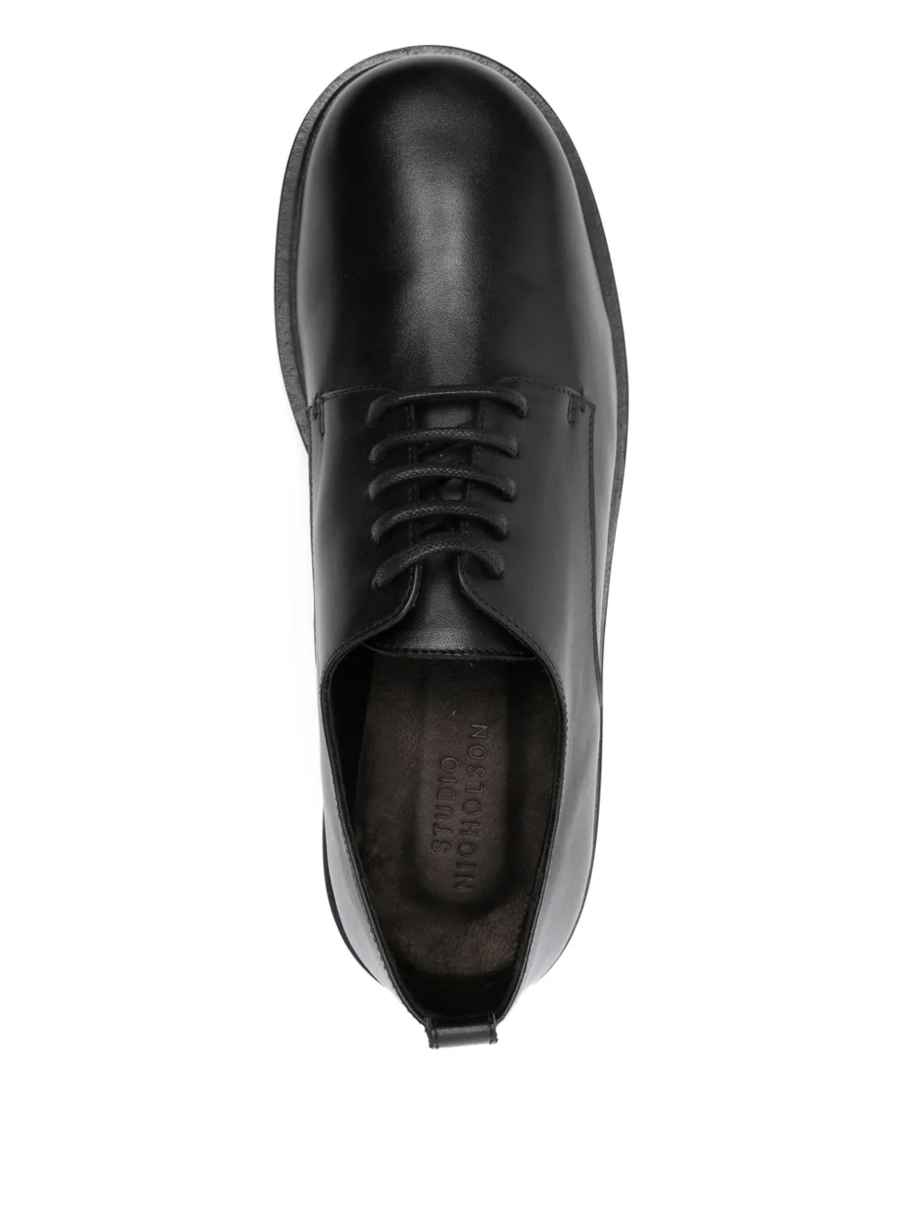 Studio Nicholson Jackson leather Oxford shoes Zwart
