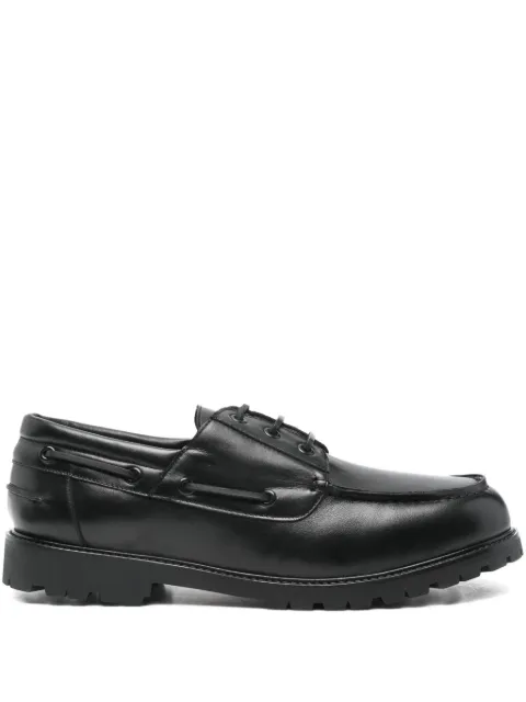 Studio Nicholson Guston leather lace-up boat shoes