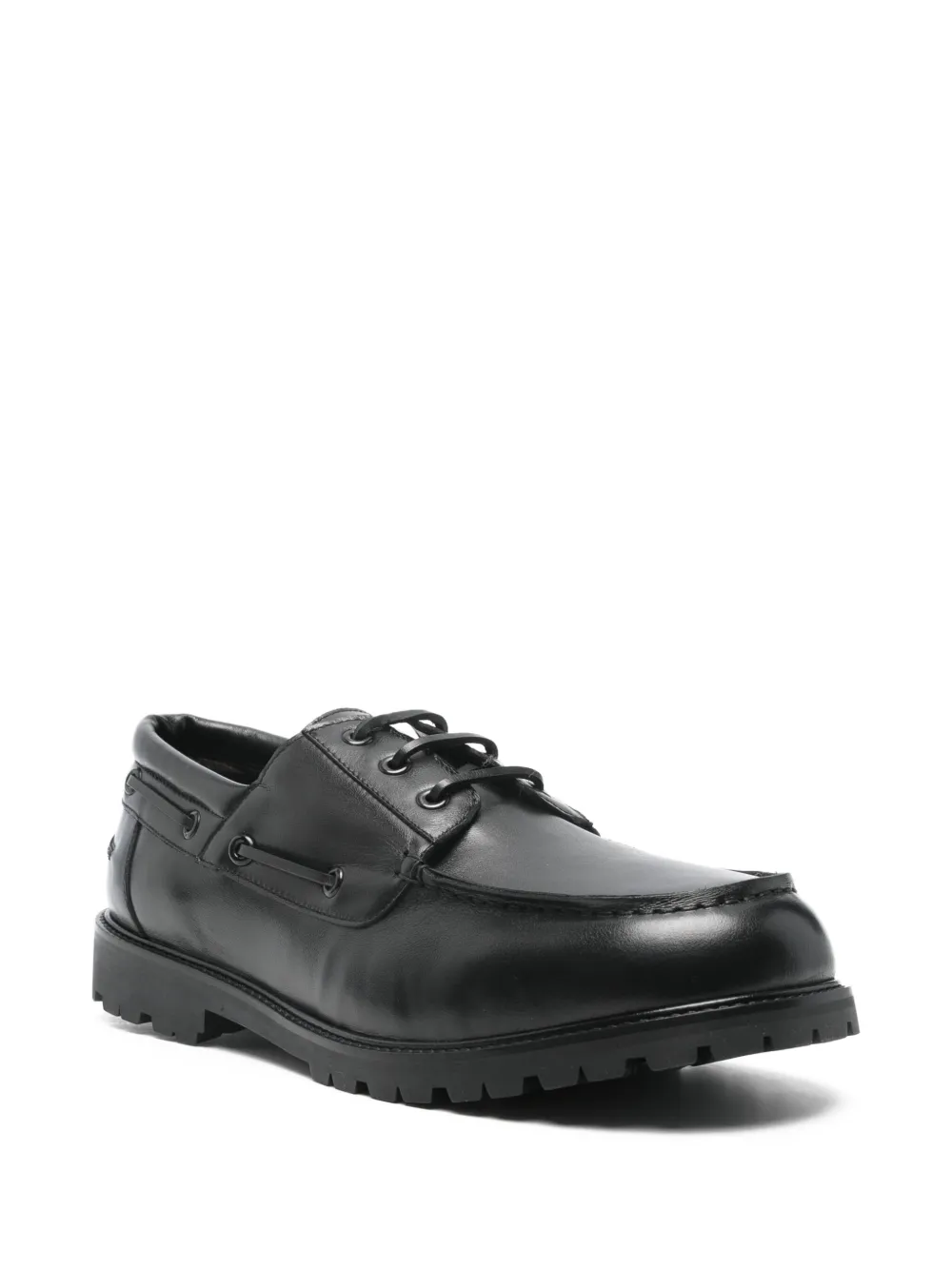 Studio Nicholson Guston leather lace-up boat shoes | Image 2