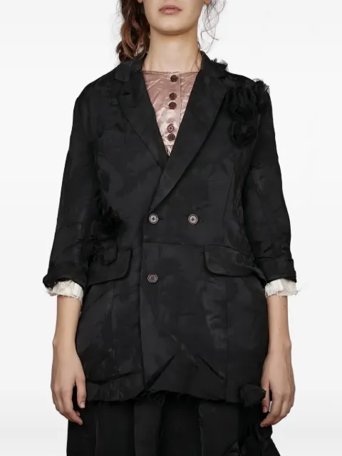 Aleksandr Manamïs bow-detail double-breasted jacket