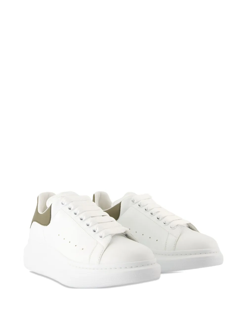 Alexander McQueen leather sneakers White